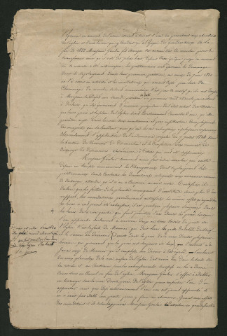 Procès-verbal de visite (14 avril 1831)