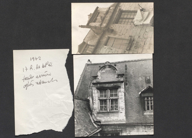 [17 rue de la Paix, façade arrière].