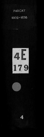 Naissances, mariages, décès, an XI-1836