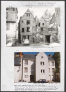 Arrière du 13 place Foire-Le-Roi ; bâtiment reconstruit par la ville vers 1961, Il porte le numéro 13 place Foire-Le-Roi.