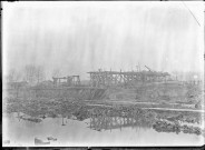Vue du chantier de la gare d'Orsay.