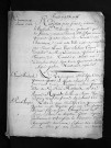 Collection du greffe. Baptêmes, mariages, sépultures, 1744-1745