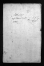 Collection du greffe. Baptêmes, mariages, sépultures, 1782