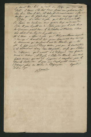 Procès-verbal de visite (14 juillet 1825)
