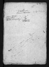 Collection du greffe. Baptêmes, mariages, sépultures, 1757-1759