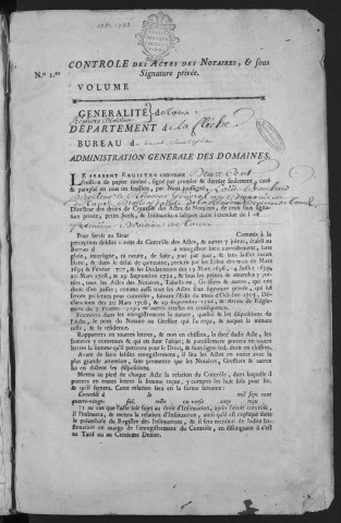 1781 (2 mai)-1783 (1er décembre)