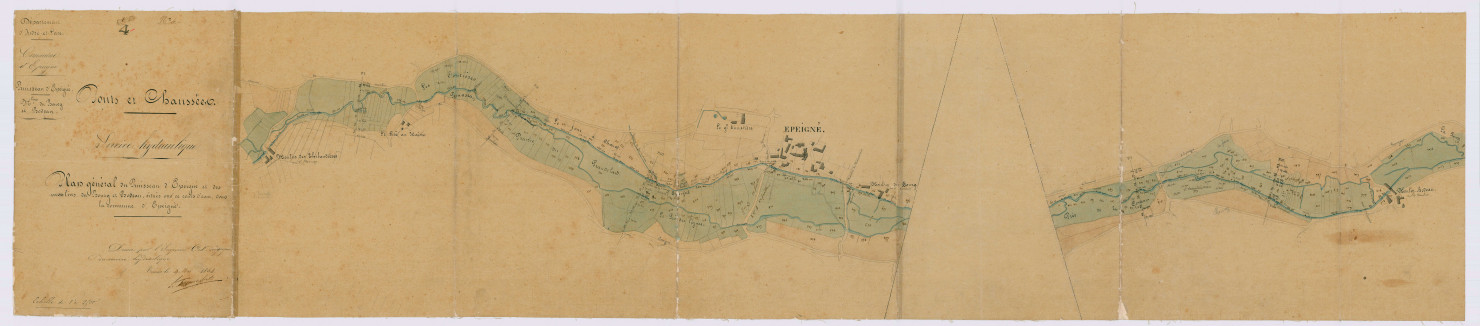 Plan général (9 mai 1854)