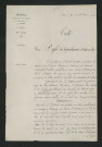 Autorisation de consolider les fondations des vannes de décharge (9 octobre 1862)