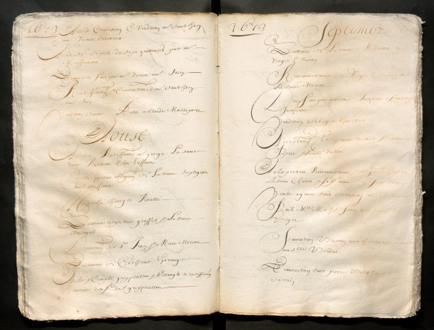 6 juillet 1673-décembre 1700