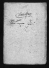 Collection du greffe. Baptêmes, mariages, sépultures, 1765