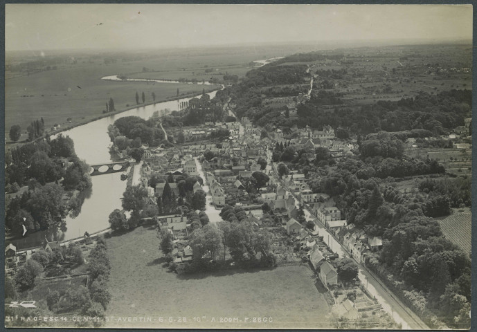 Saint-Avertin (Indre-et-Loire). Photographie aérienne.
