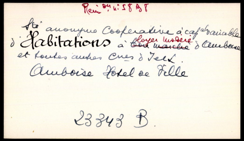 Habitations - Hantry