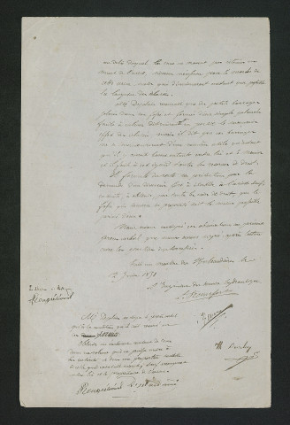 Procès-verbal de visite (12 juin 1851)