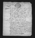 Collection du greffe. Baptêmes, mariages, sépultures, 1734 - Les années 1731-1733 sont lacunaires dans cette collection