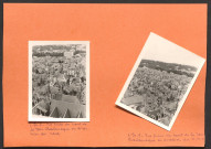 Vue prise du haut de la tour Charlemagne en direction du nord ; vue prise du haut de la tour Charlemagne en direction du nord-nord-ouest.
