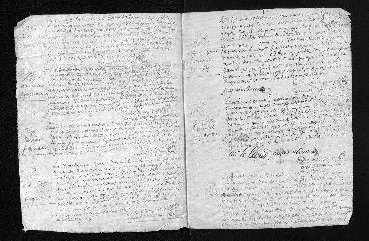 Collection du greffe. Baptêmes, mariages, sépultures, 1752