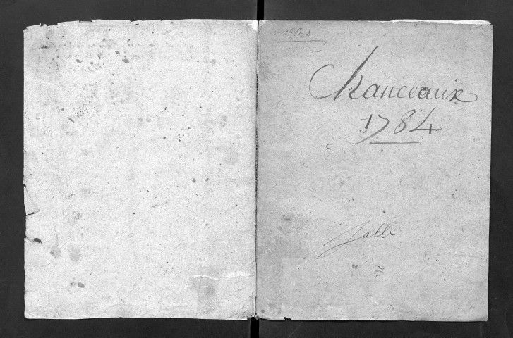 Collection communale. Baptêmes, mariages, sépultures, 1784