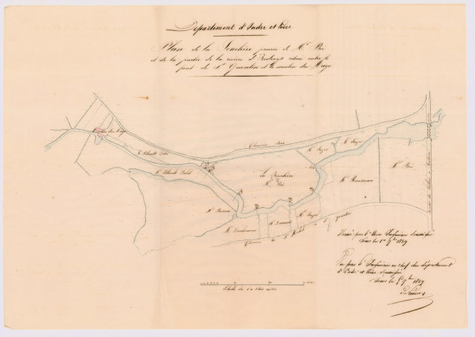 Plans et nivellements (1er septembre 1829)