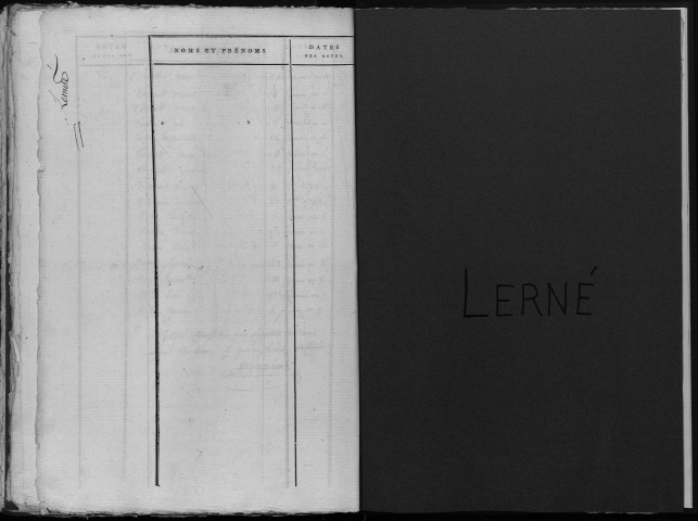 Naissances, mariages, décès, divorces