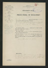 Procès-verbal de récolement (10 juin 1884)
