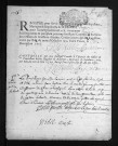Collection du greffe. Baptêmes, mariages, sépultures, 1717