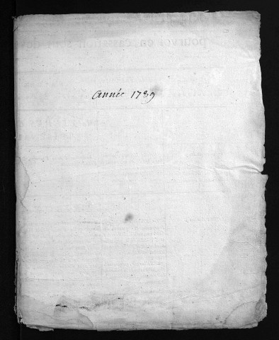 Baptêmes, mariages, sépultures, 1739