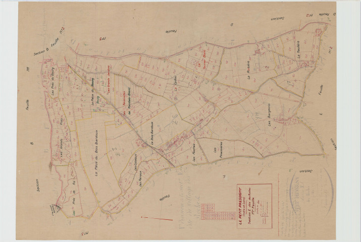 Section E, feuille 1