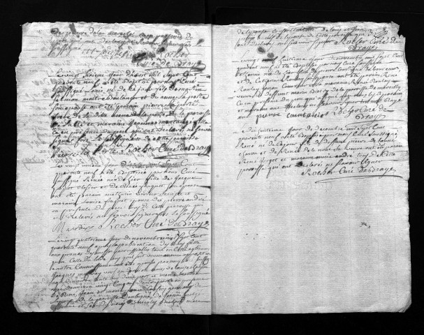 Collection du greffe. Baptêmes, mariages, sépultures, 1749