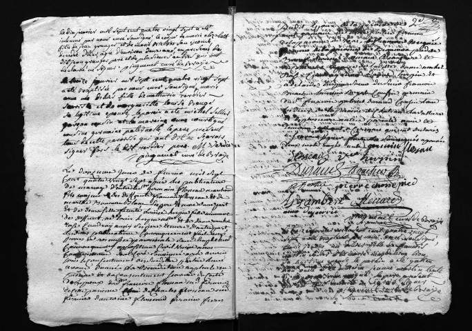 Collection du greffe. Baptêmes, mariages, sépultures, 1787