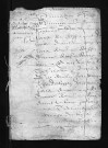 Collection du greffe. Baptêmes, mariages, sépultures, 1668