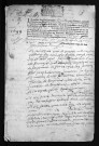 Collection du greffe. Baptêmes, mariages, sépultures, 1699 - Les années 1695-1698 sont lacunaires dans cette collection