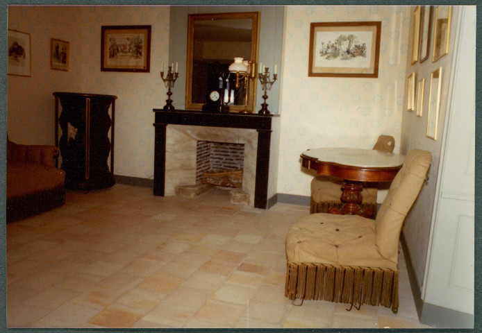 Château de Saché, chambre.