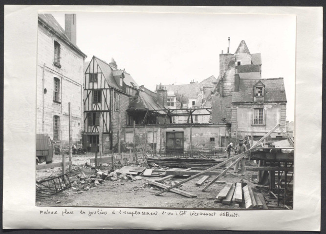 Future place des Joulins à l'emplacement d'un îlot récemment détruit.