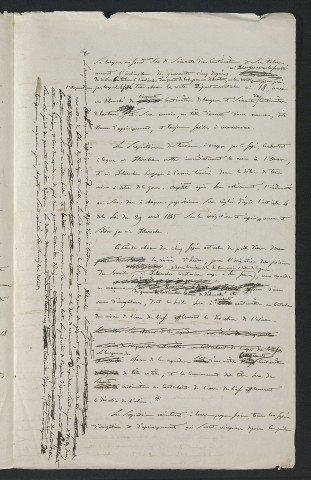 Débat sur l'ordonnance royal du 11 novembre 1843, visite de l'ingénieur (25 juin 1849)