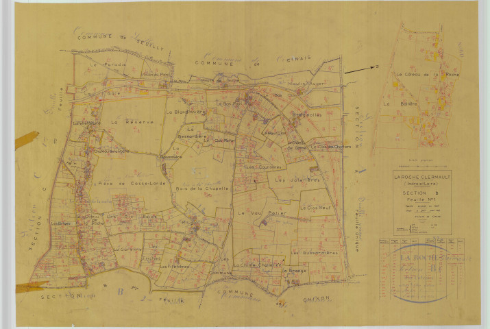 Section B, feuille 1