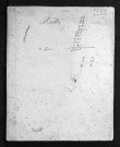 Collection du greffe. Baptêmes, mariages, sépultures, 1777