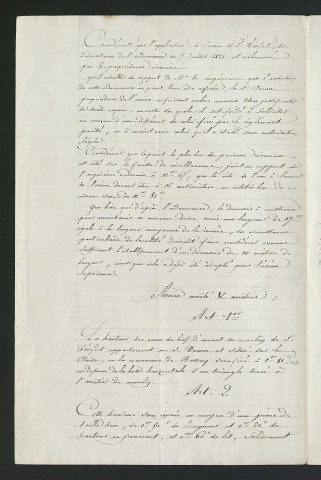 Arrêté (27 novembre 1833)