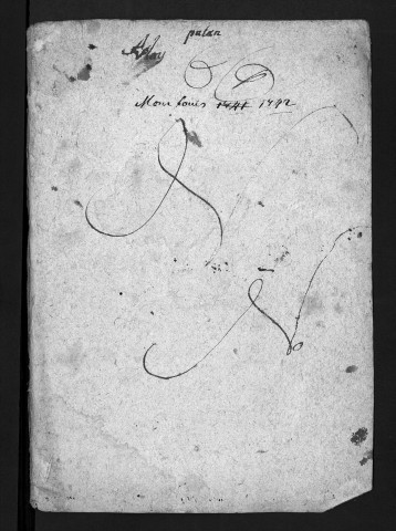 Collection du greffe. Baptêmes, mariages, sépultures, 1742