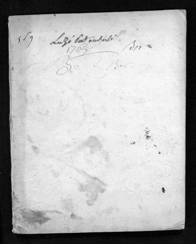 Collection du greffe. Baptêmes, mariages, sépultures, 1765