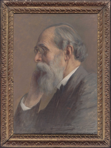 Portrait de Benjamin Chaussemiche par Georges-Auguste Lavergne,(1863-1942); artiste peintre .