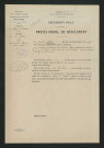 Procès-verbal de récolement (4 octobre 1899)
