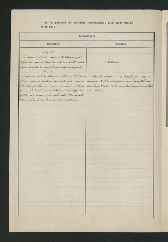 Procès-verbal de récolement (23 juillet 1920)