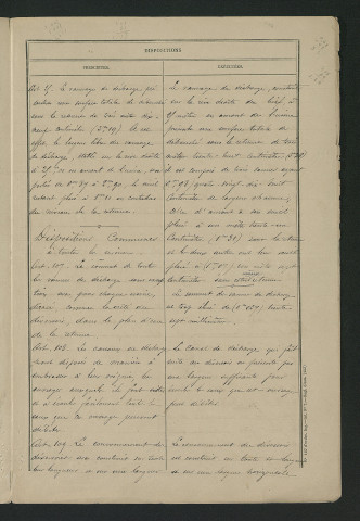 Règlement hydraulique du 1er septembre 1860 et arrêté du 14 novembre 1861, Vérification des travaux effectués (18 novembre 1880)