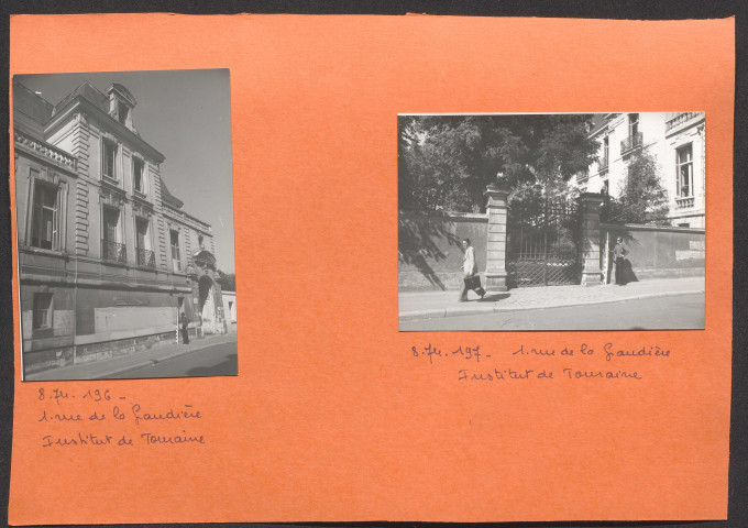 1 rue de la Grandière, institut de Touraine.