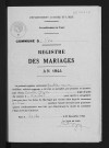 Mariages, 1944