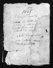 Collection communale. Mariages, 1665-1672