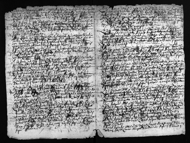 Baptêmes, mariages, sépultures, 1686 - Les années 1680-1685 sont lacunaires dans la collection du greffe