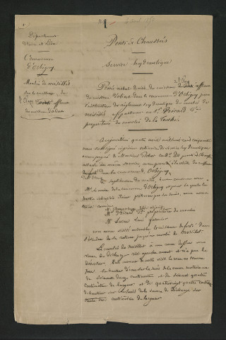 Procès-verbal de visite (4 avril 1850)
