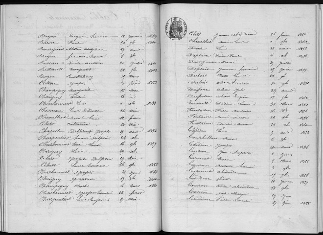 Naissances, mariages, décès