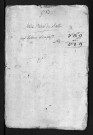 Baptêmes, mariages, sépultures, 1783